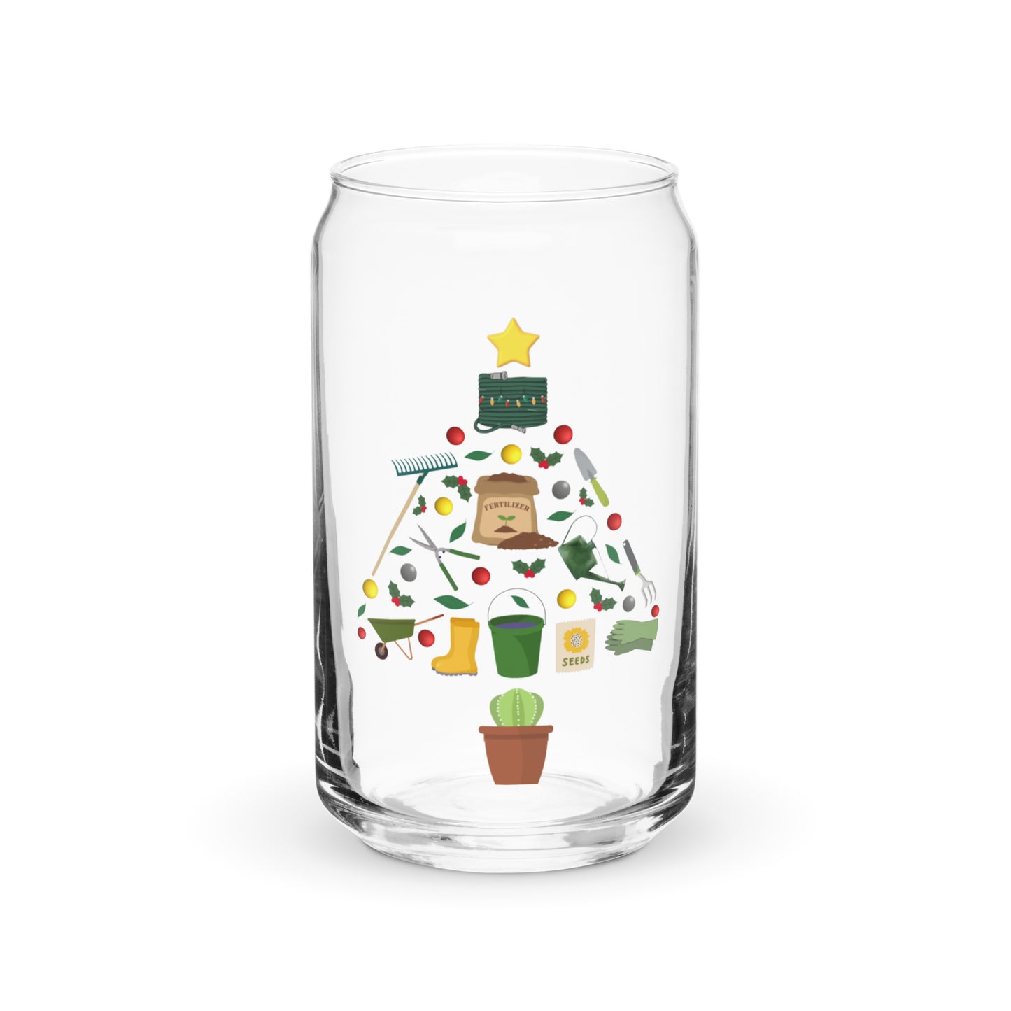 Gardening Tree Can-shaped glass