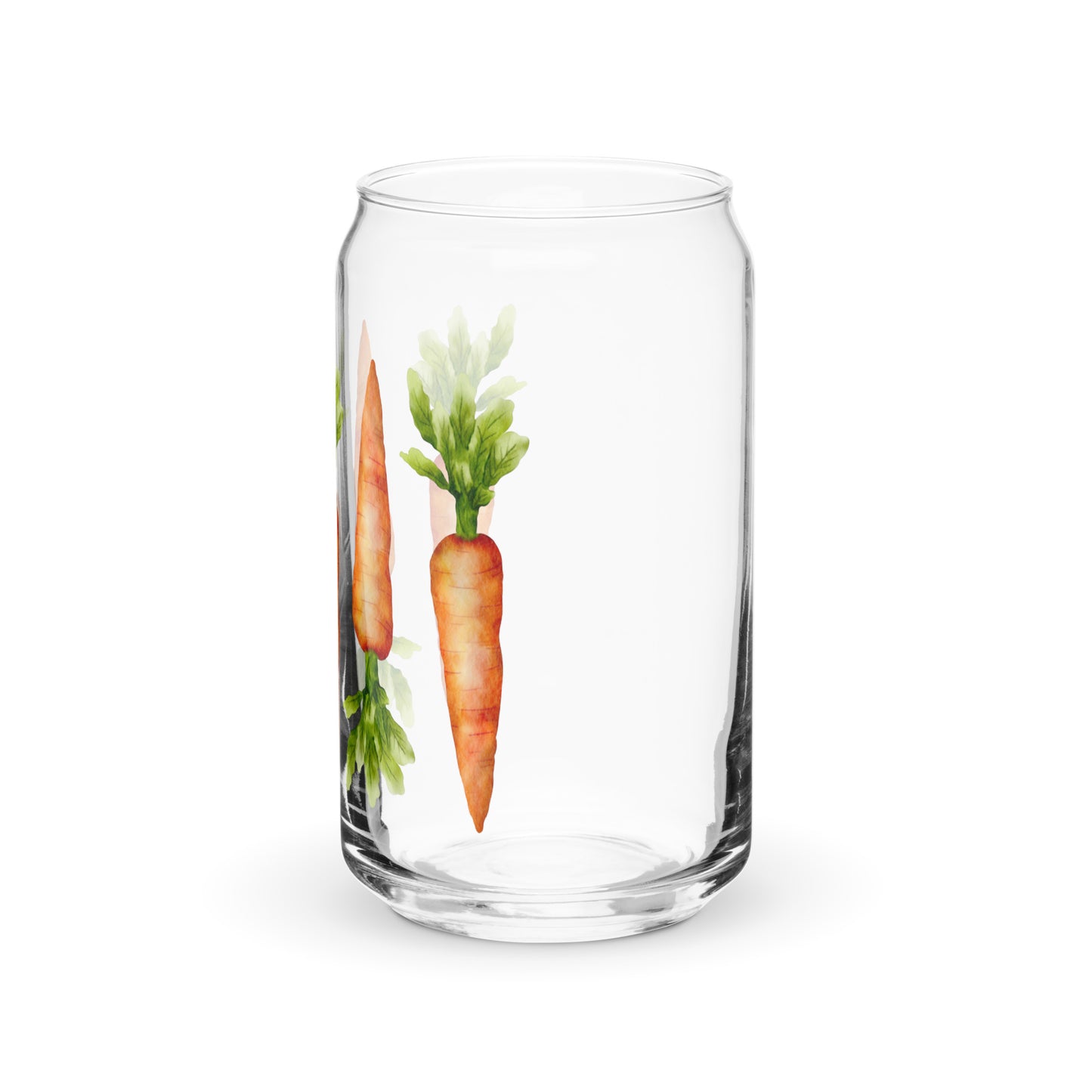 Carrots Can-Shaped Glass
