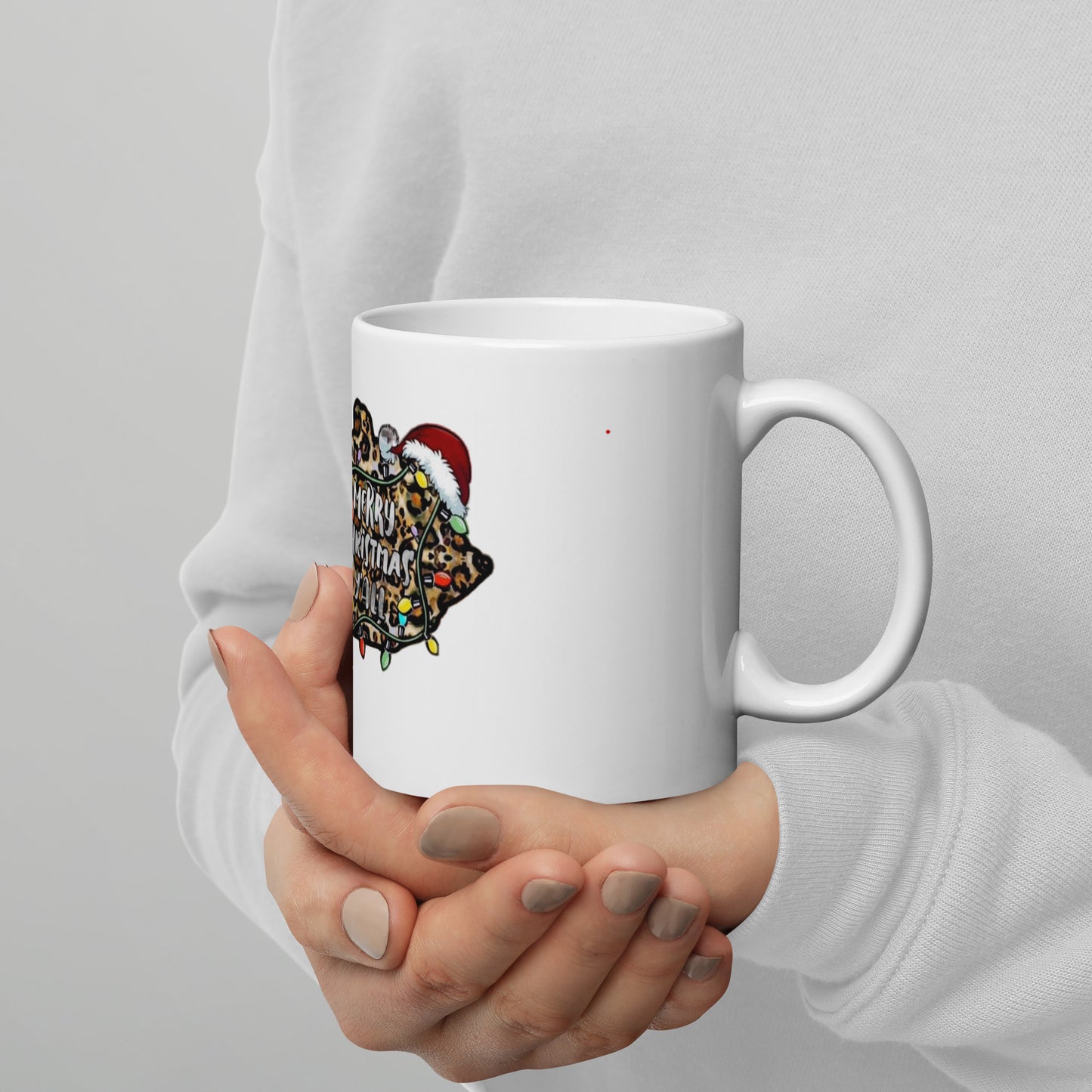 Merry Christmas Y'all Glossy Mug