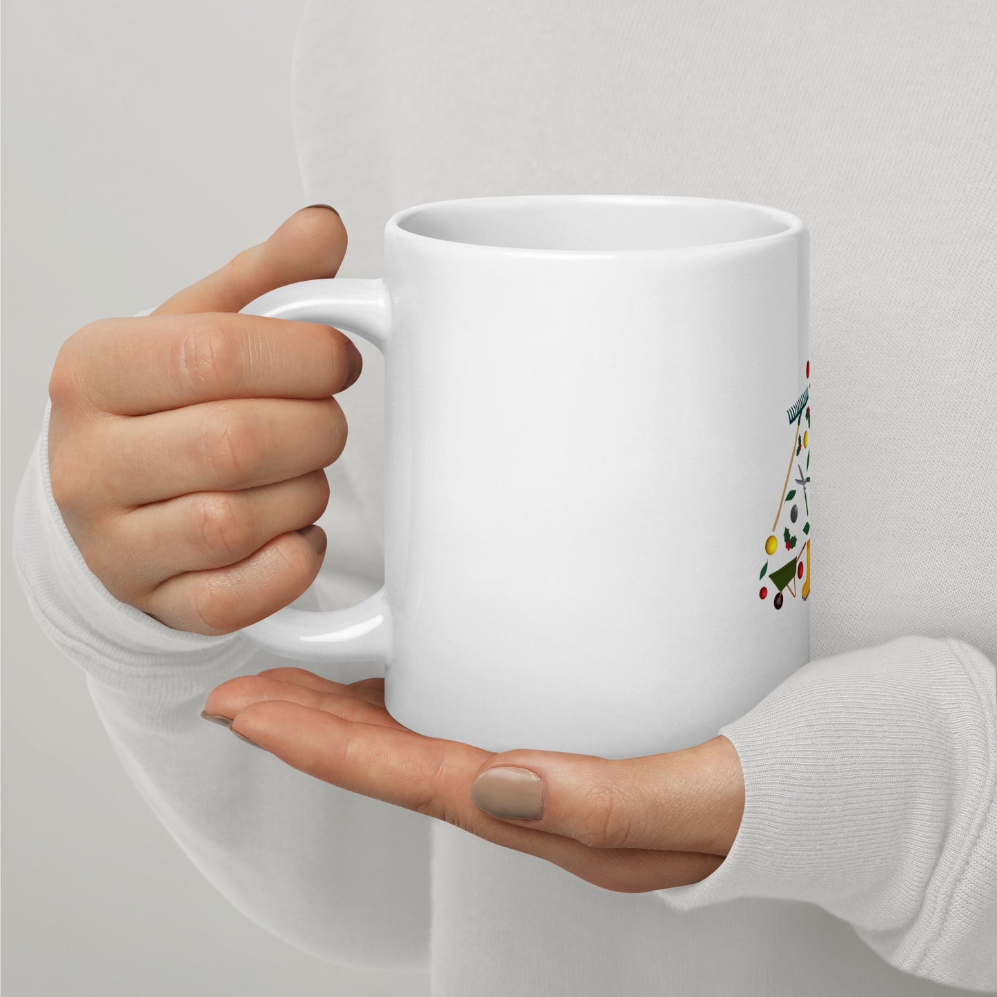 Gardening Christmas Tree Mug