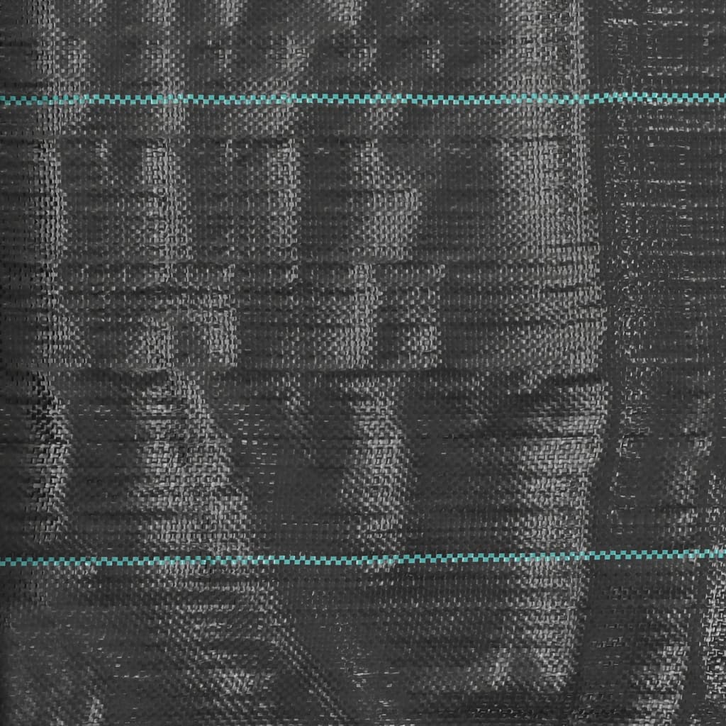 vidaXL Weed & Root Control Mat PP Black Barrier Membrane Fabric Multi Sizes-1