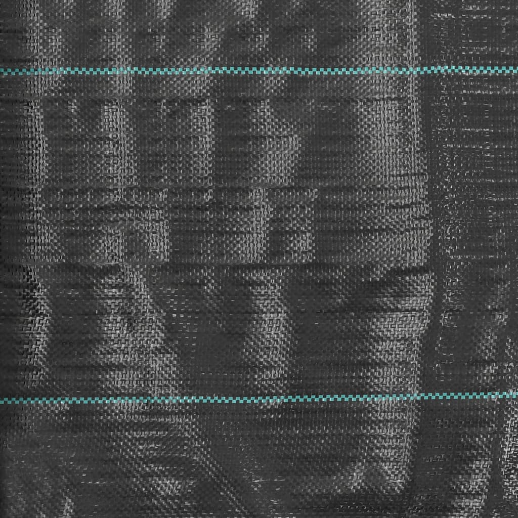 vidaXL Weed & Root Control Mat PP Black Barrier Membrane Fabric Multi Sizes-36