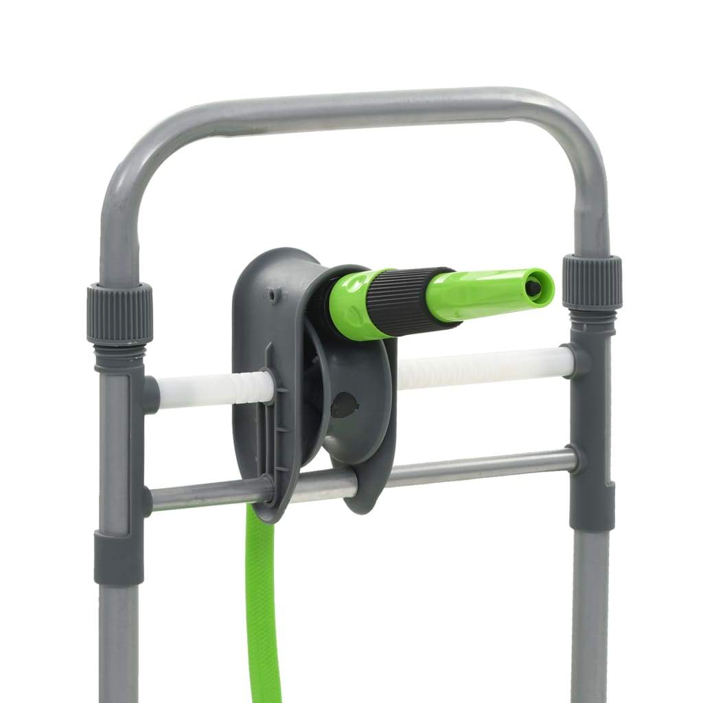vidaXL Water Hose Reel with Wheels 174.6'+6.6'-5