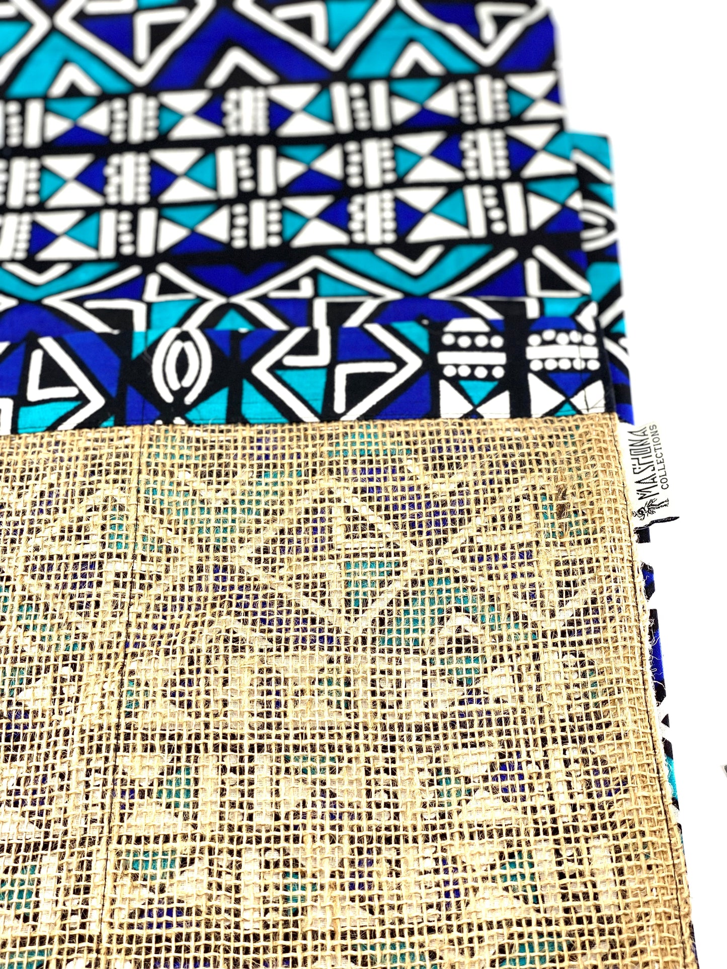 The Mashona Burlap Pocket Wax Print Aprons-4