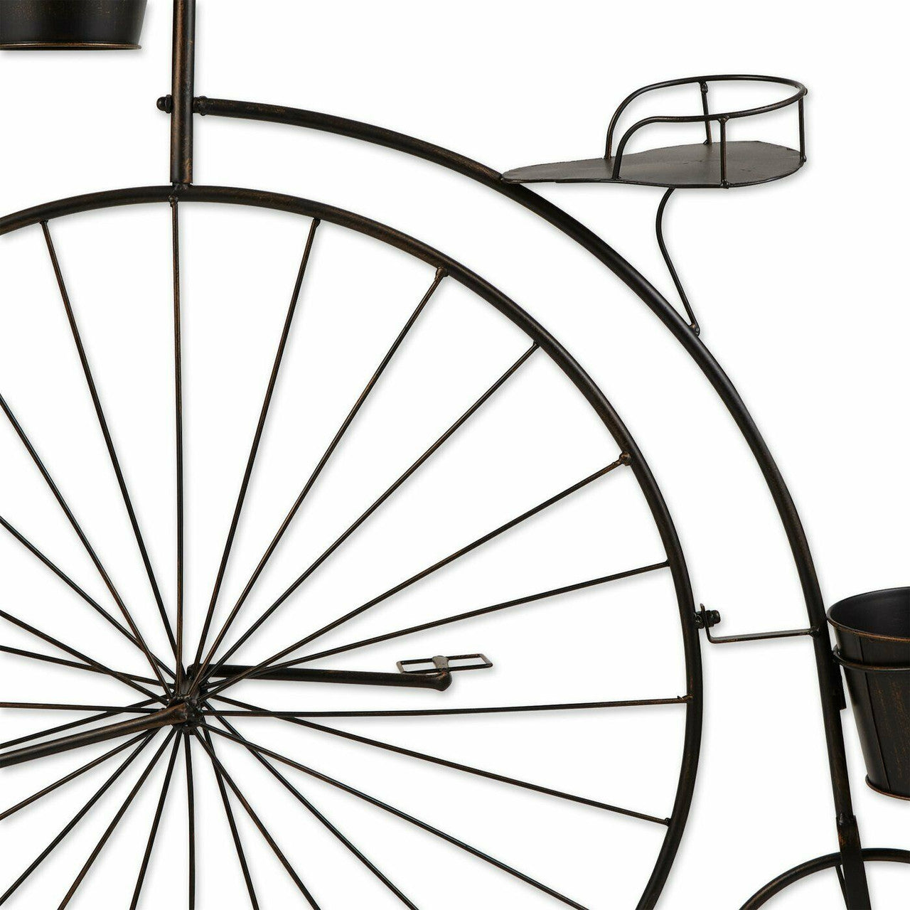 Vintage-Style Bicycle Plant Stand-5